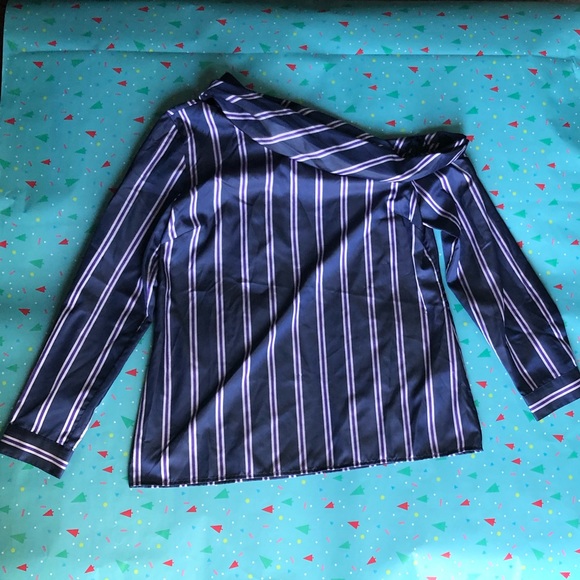 Banana Republic Tops - Banana Republic One Shoulder Striped Top - M